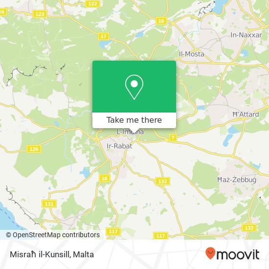 Misraħ il-Kunsill map