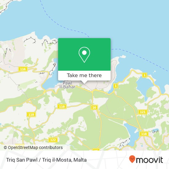 Triq San Pawl / Triq il-Mosta map