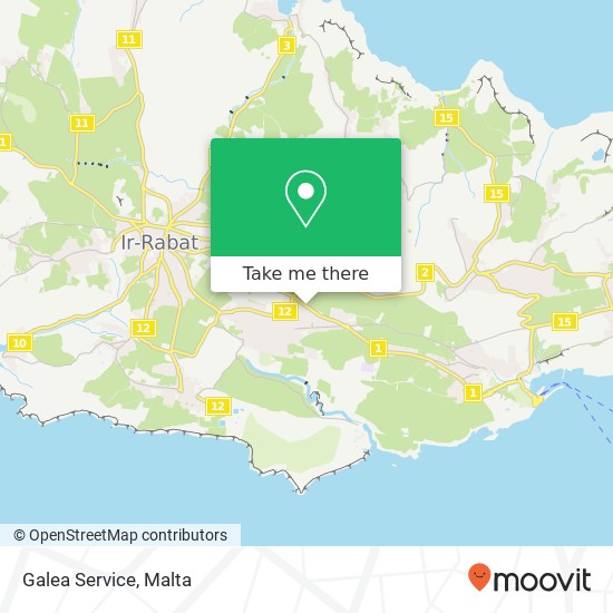 Galea Service map