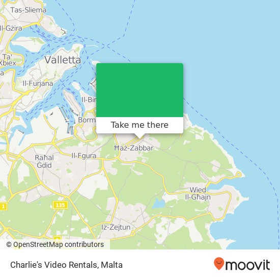 Charlie's Video Rentals map