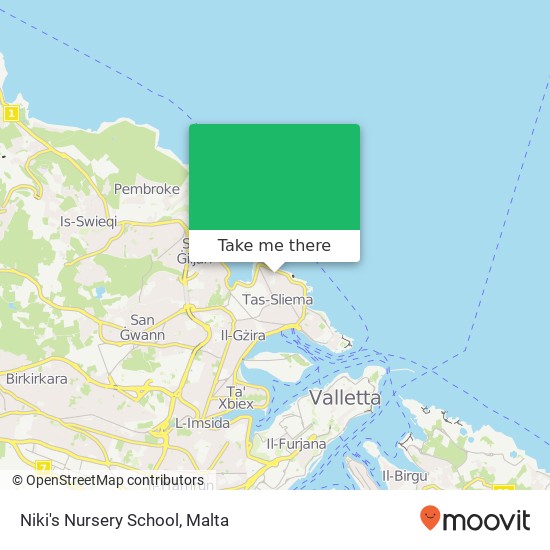 Niki's Nursery School map