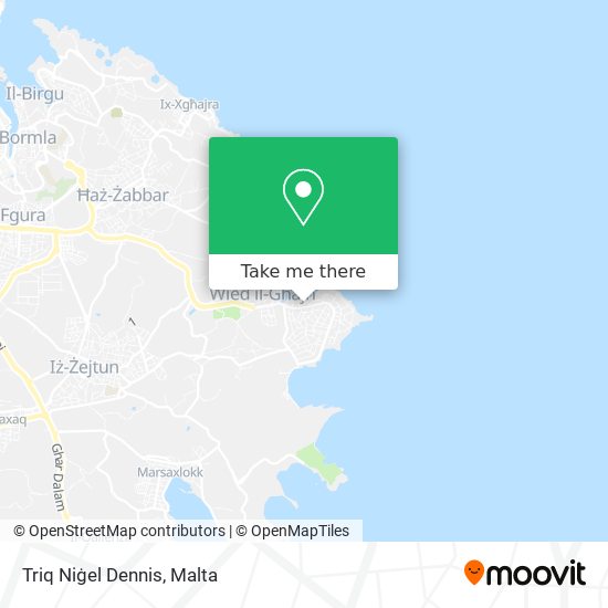 Triq Niġel Dennis map