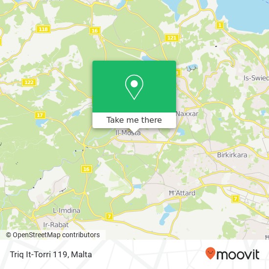 Triq It-Torri 119 map