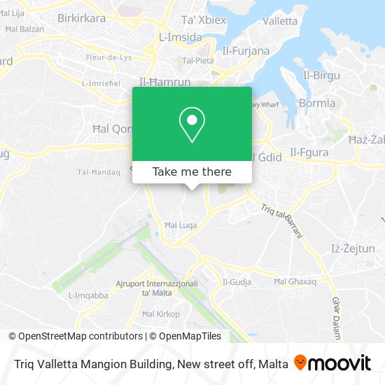 Triq Valletta Mangion Building, New street off map