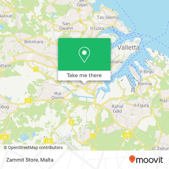 Zammit Store map