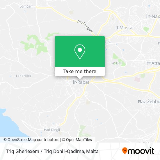 Triq Għeriexem / Triq Doni l-Qadima map