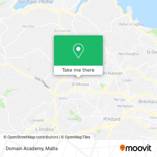 Domain Academy map