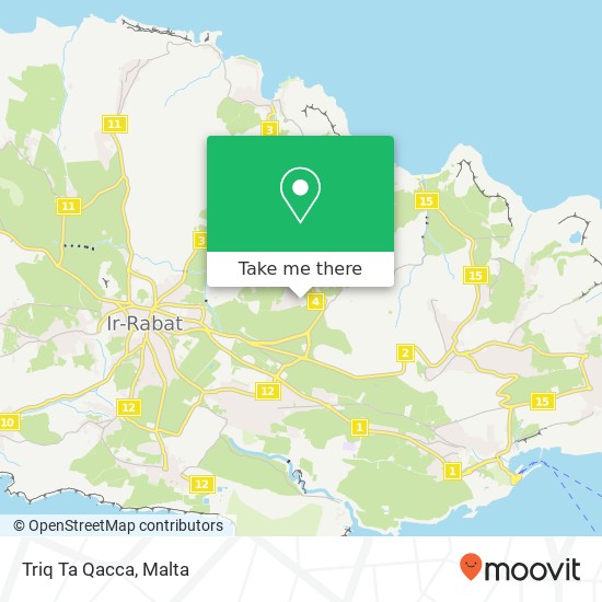 Triq Ta Qacca map