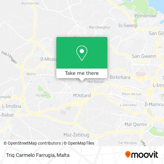 Triq Carmelo Farrugia map