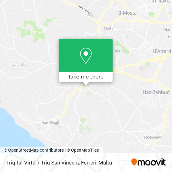 Triq tal-Virtu' / Triq San Vincenz Ferreri map