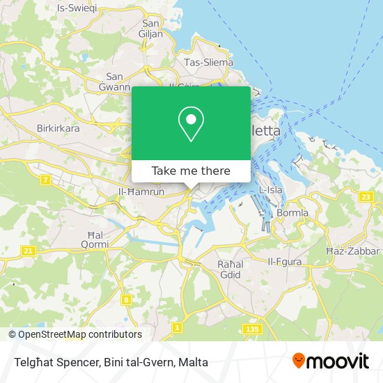 Telgħat Spencer, Bini tal-Gvern map