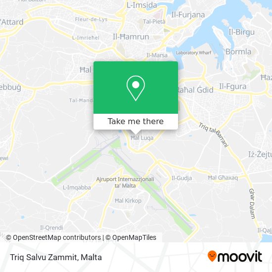 Triq Salvu Zammit map
