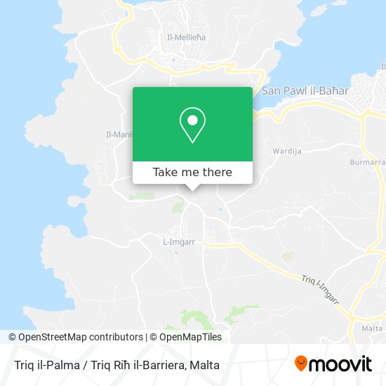 Triq il-Palma / Triq Riħ il-Barriera map