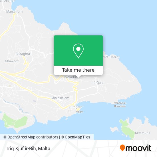 Triq Xjuf ir-Riħ map