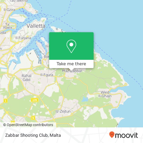 Zabbar Shooting Club map