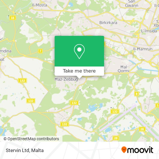 Stervin Ltd map