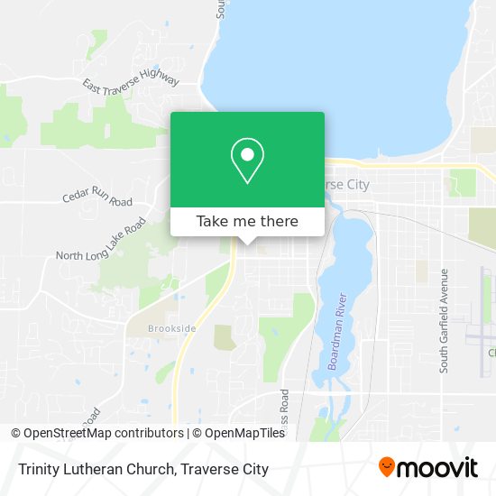 Trinity Lutheran Church map