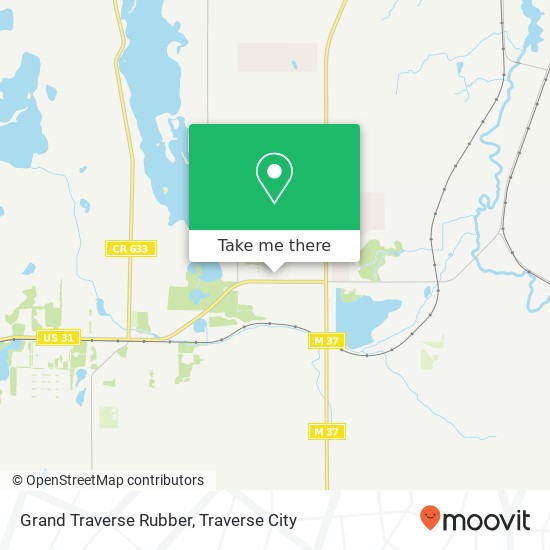 Grand Traverse Rubber map