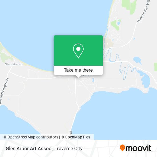 Glen Arbor Art Assoc. map