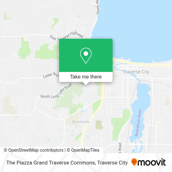 The Piazza Grand Traverse Commons map