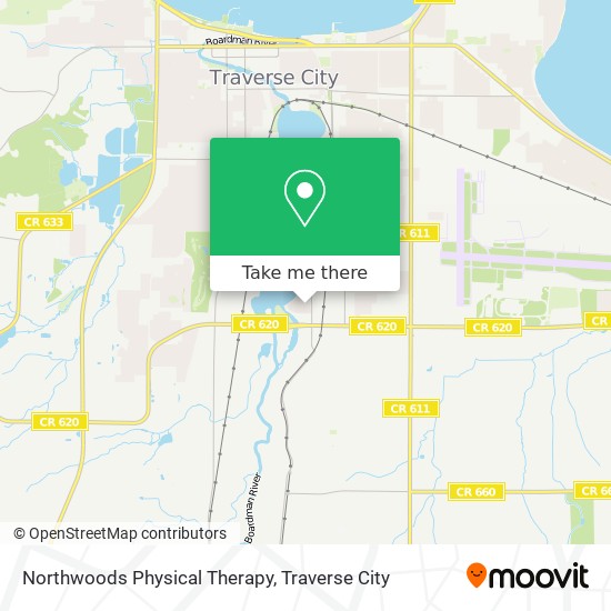 Northwoods Physical Therapy map