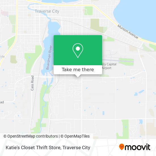 Mapa de Katie's Closet Thrift Store