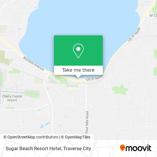 Mapa de Sugar Beach Resort Hotel