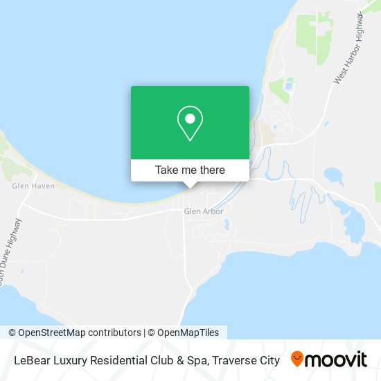 LeBear Luxury Residential Club & Spa map