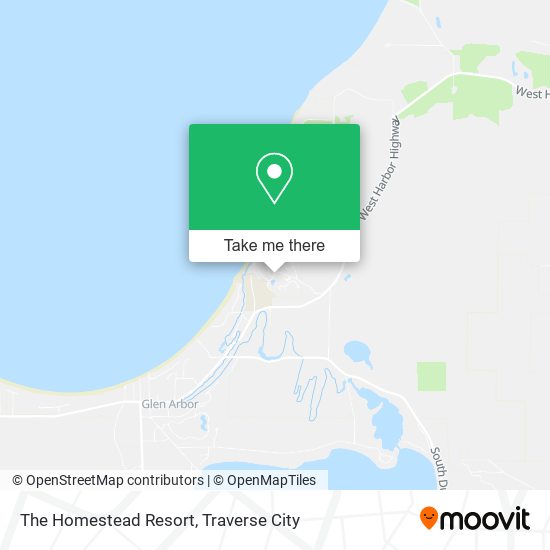 The Homestead Resort map