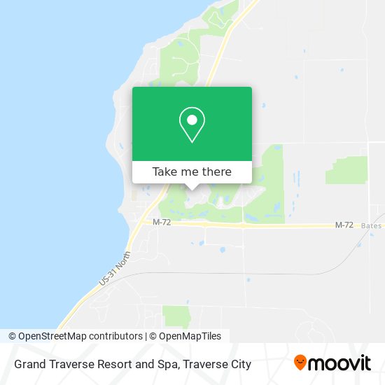 Grand Traverse Resort and Spa map