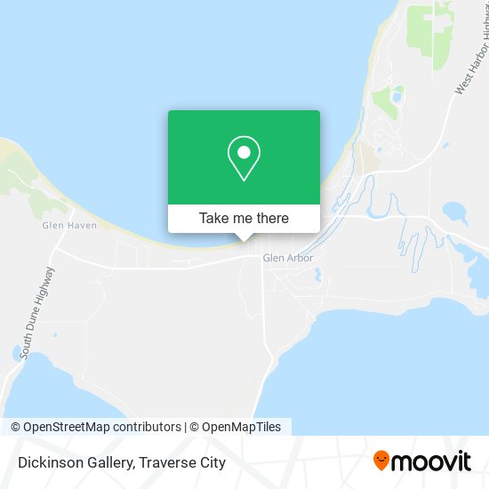 Dickinson Gallery map