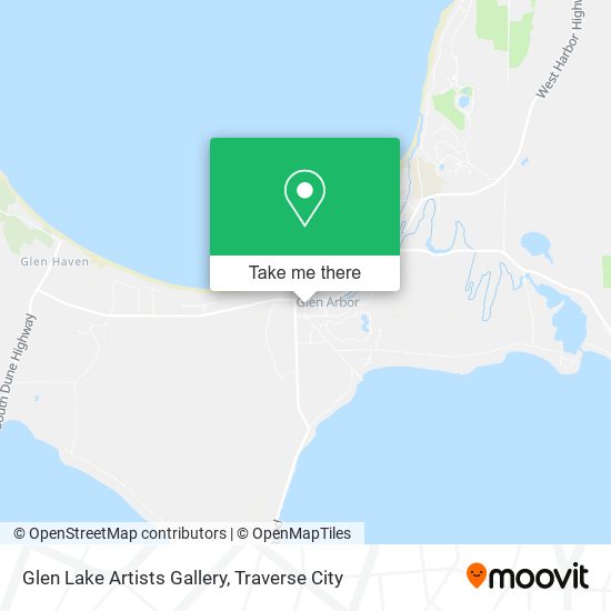 Glen Lake Artists Gallery map