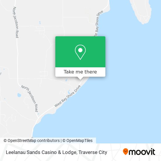 Mapa de Leelanau Sands Casino & Lodge