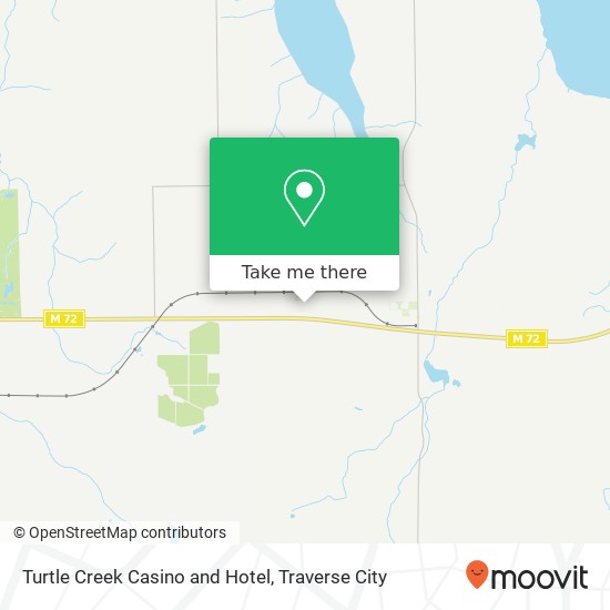 Turtle Creek Casino and Hotel map