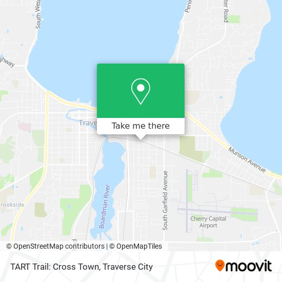 TART Trail: Cross Town map