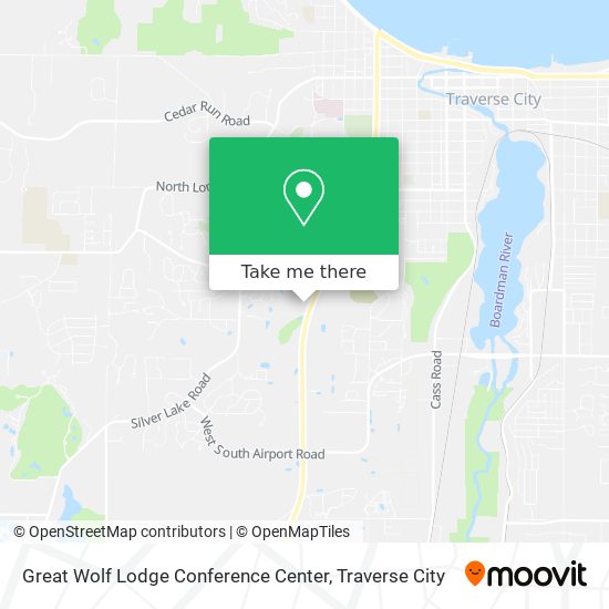 Mapa de Great Wolf Lodge Conference Center