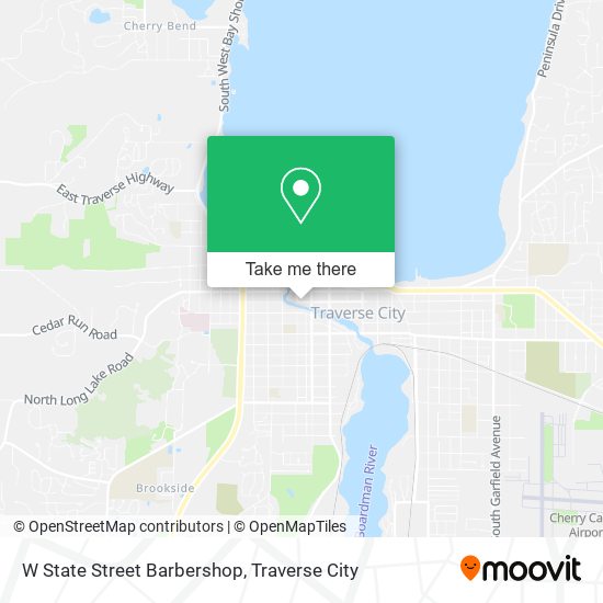 W State Street Barbershop map