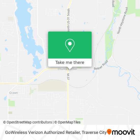 GoWireless Verizon Authorized Retailer map