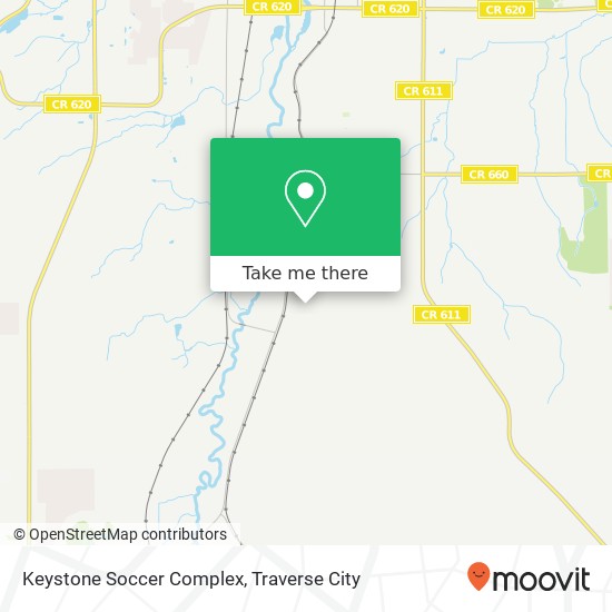 Keystone Soccer Complex map