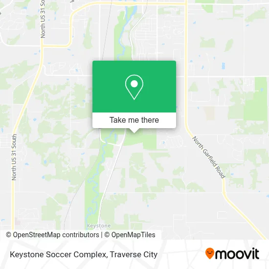 Keystone Soccer Complex map