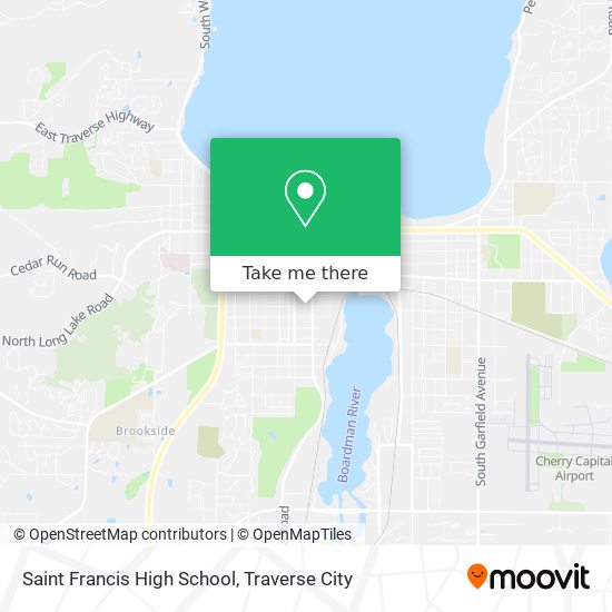 Mapa de Saint Francis High School