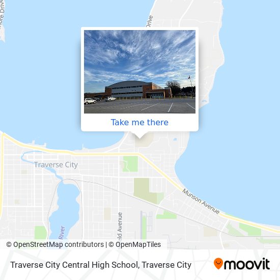 Traverse City Central High School map