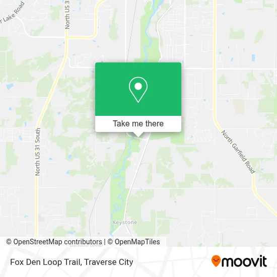 Fox Den Loop Trail map