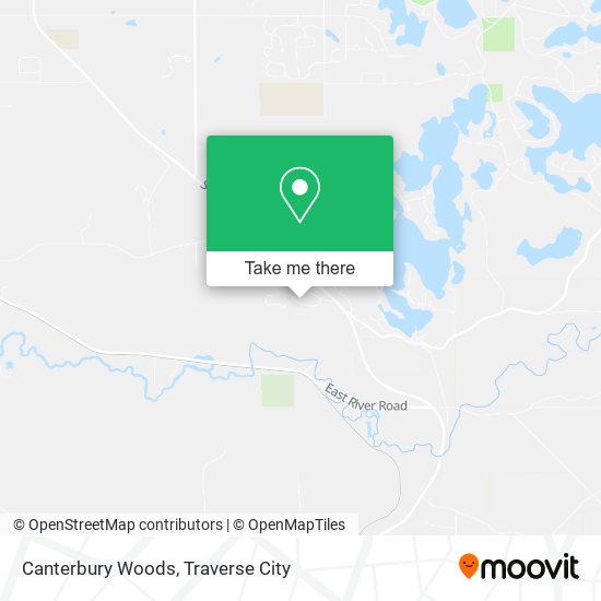 Canterbury Woods map