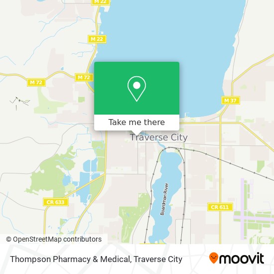 Mapa de Thompson Pharmacy & Medical