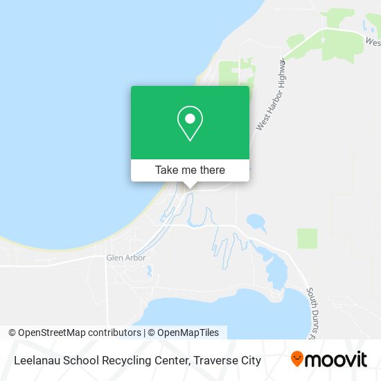 Leelanau School Recycling Center map