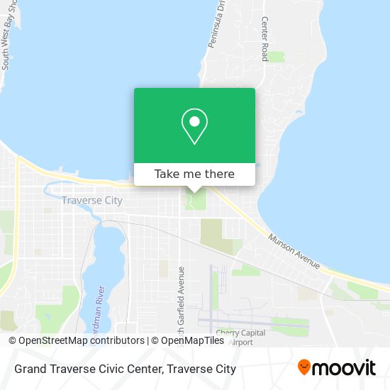 Grand Traverse Civic Center map