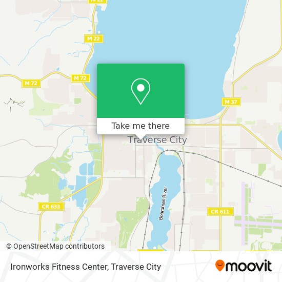 Ironworks Fitness Center map