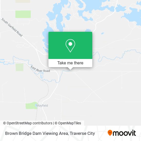 Brown Bridge Dam Viewing Area map