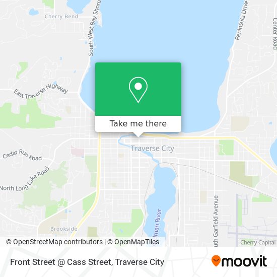 Front Street @ Cass Street map
